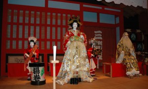 Reconstitution d\'une scène de théâtre Kabuki