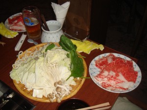 Shabu-shabu à Nara, Japon