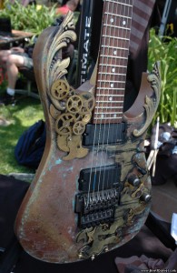 Abney Park\'s Steampunk Guitar (courtesy Brettdaniel.com)