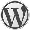 Wordpress logo - grey