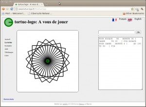 Première rosace en Logo