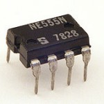 The LM 555 IC timer chip